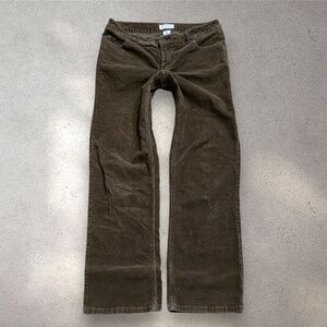 Charter Club Dark Brown Mid Rise Corduroy Pants